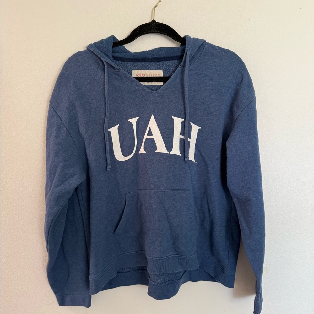 UAH Blue V-Neck Sweater